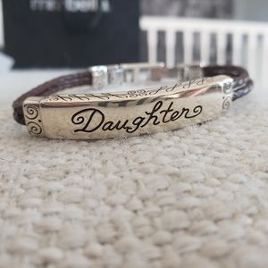 Brighton leather Daughter bracelet